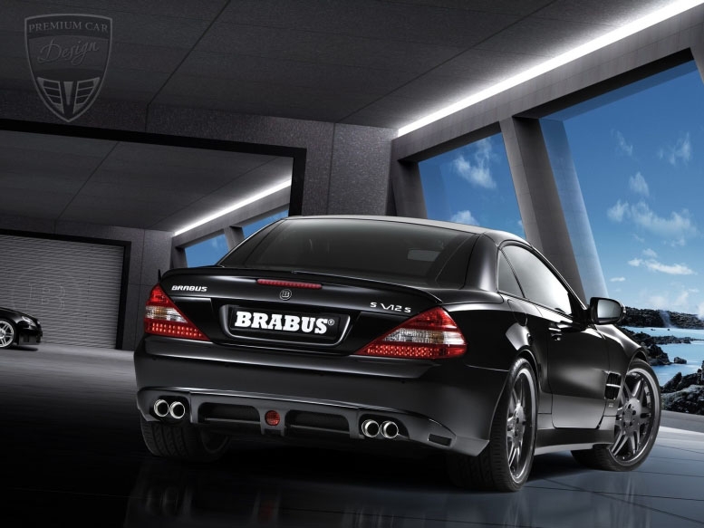 MERCEDES-BENZ SL R230 Facelift Roadster Brabus Tuning  MERCEDES-BENZ SL R230 Facelift Roadster Brabus Tuning