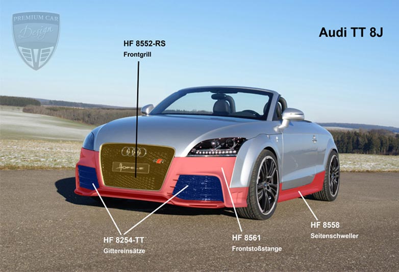 AUDI TT TT (8J) 2006- Hofele Tuning  AUDI TT TT (8J) 2006- Hofele Tuning