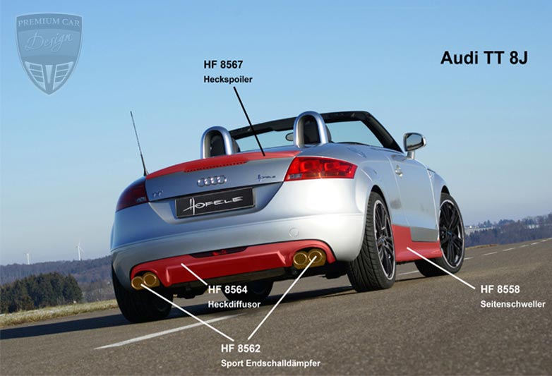AUDI TT TT (8J) 2006- Hofele Tuning  AUDI TT TT (8J) 2006- Hofele Tuning